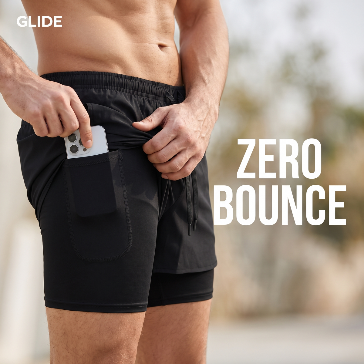 Glide 2-In-1 Running Shorts