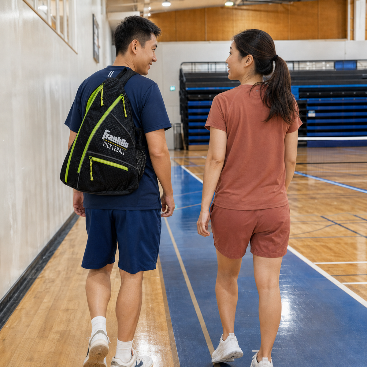 Court Kit: Pickleball Shoulder Bag + Ball 4-Pack