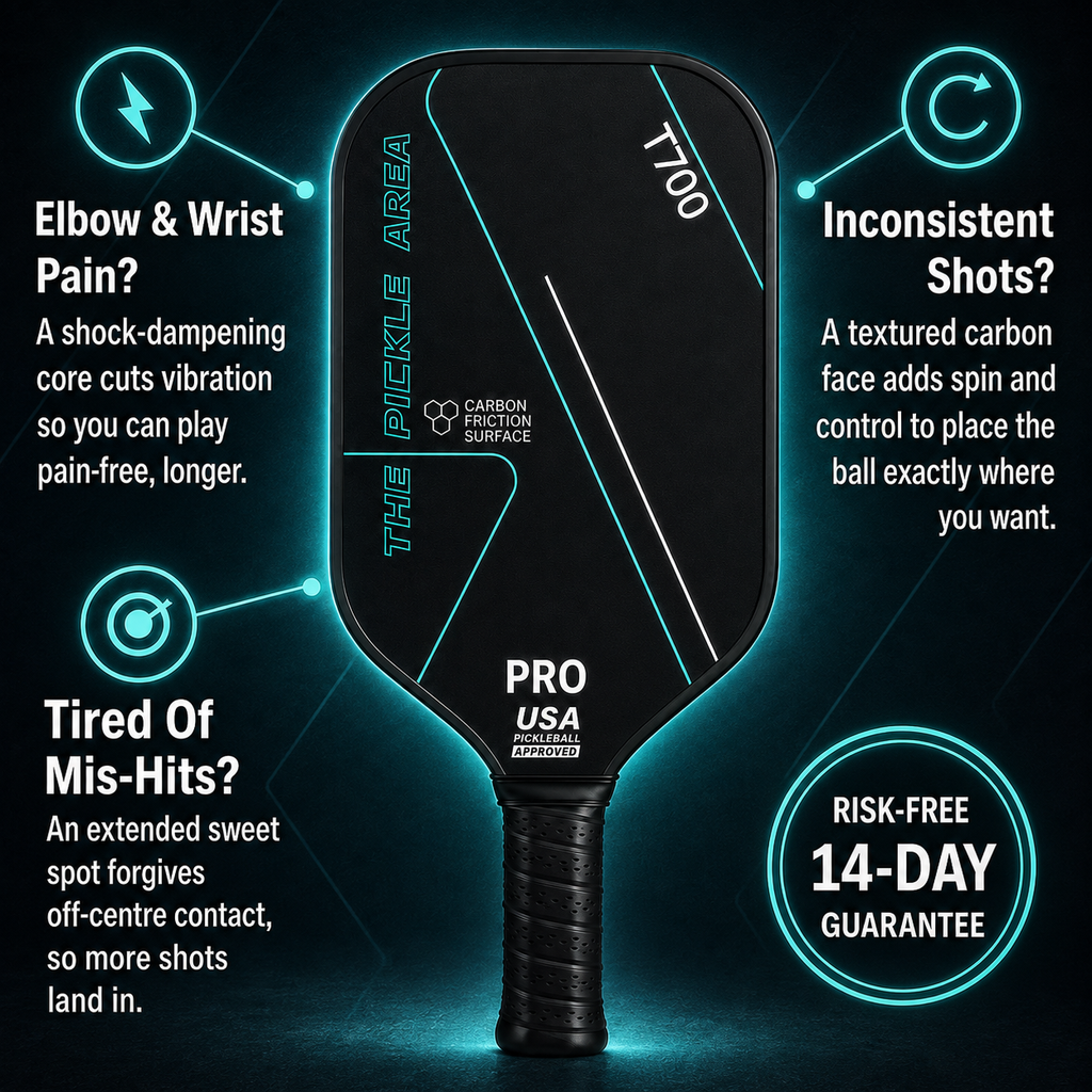 Vector Pickleball Paddle - Hit More Cleanly. Play More Confidently