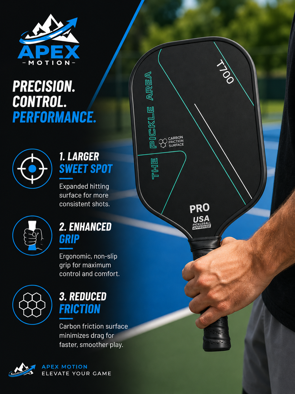 Apex Motion Pickleball Paddle