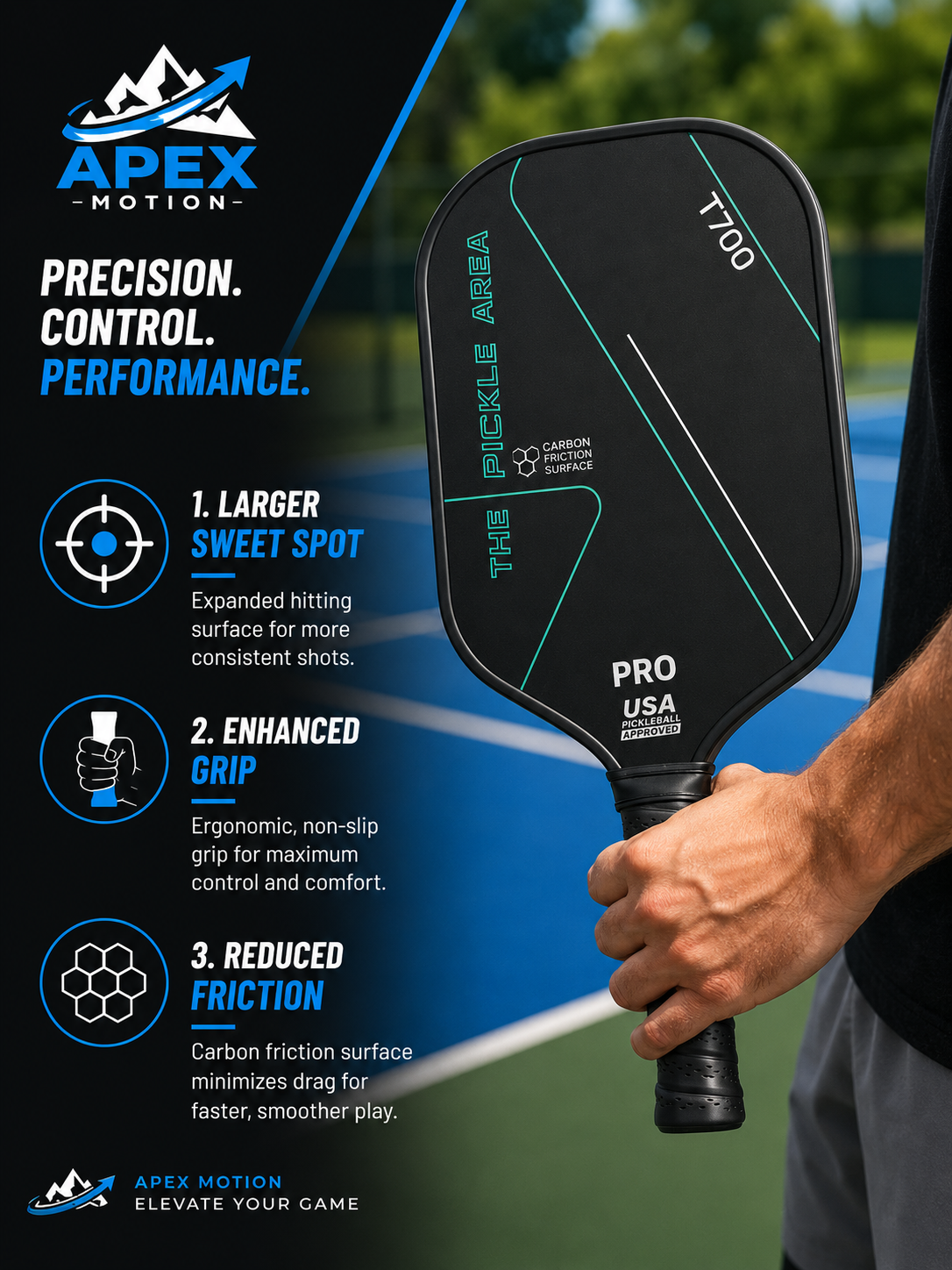 Apex Motion Pickleball Paddle